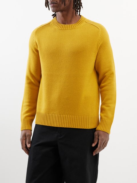 Yellow Daniel cashmere sweater, Gabriela Hearst