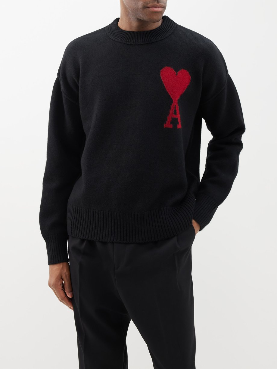 Ami de Cœur-logo wool sweater video