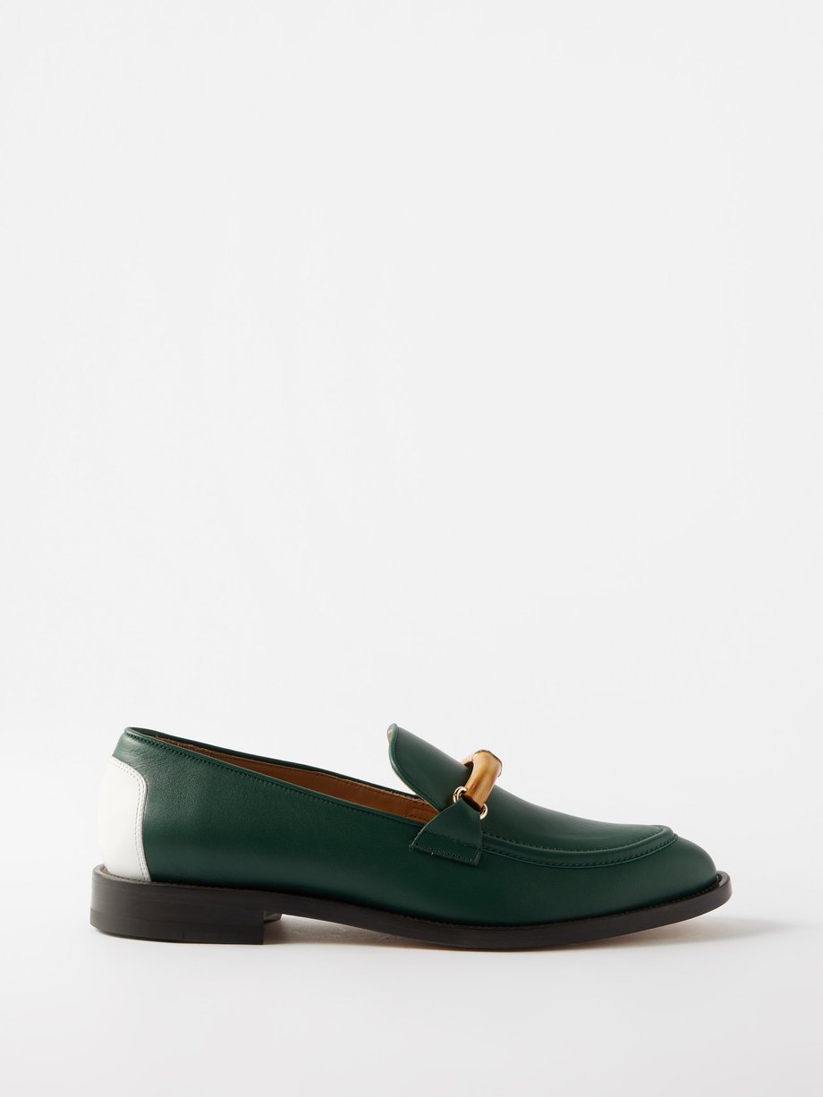 Casablanca Bamboo-strap leather loafers