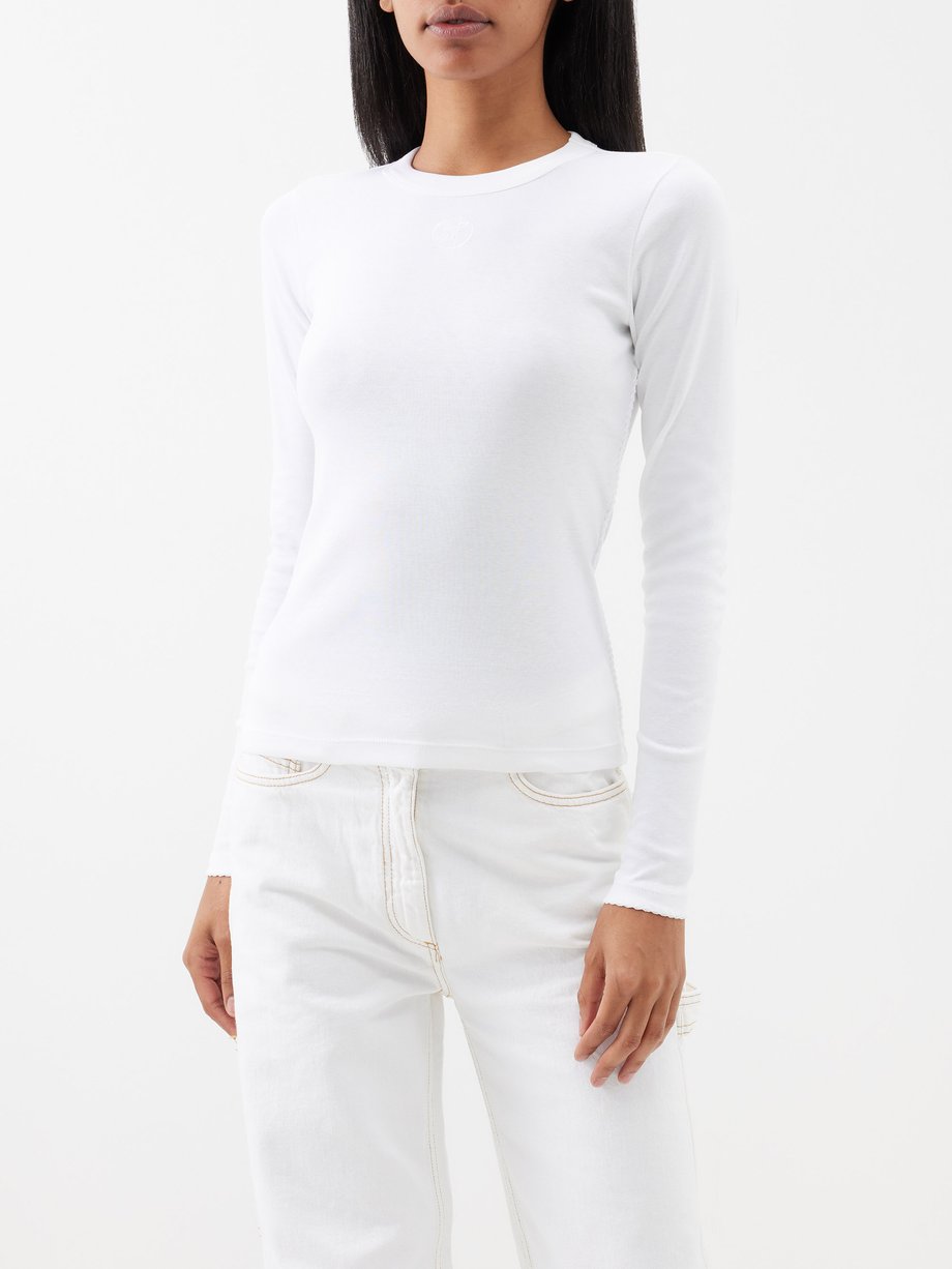 Eloise organic-cotton long-sleeved T-shirt video