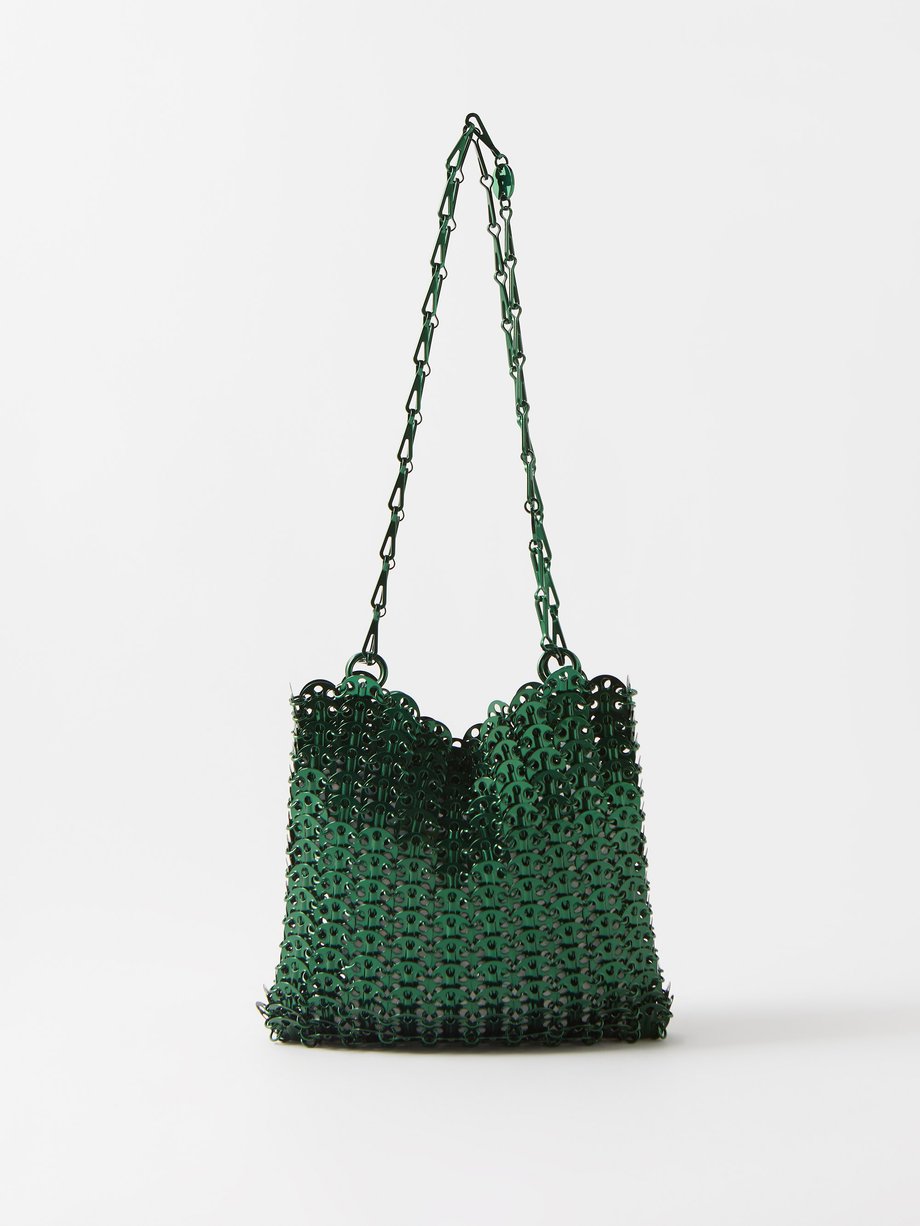 Green 1969 small chainmail shoulder bag | Rabanne | MATCHESFASHION UK