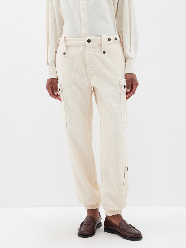 Fortela Jodi/T cotton-corduroy cargo trousers