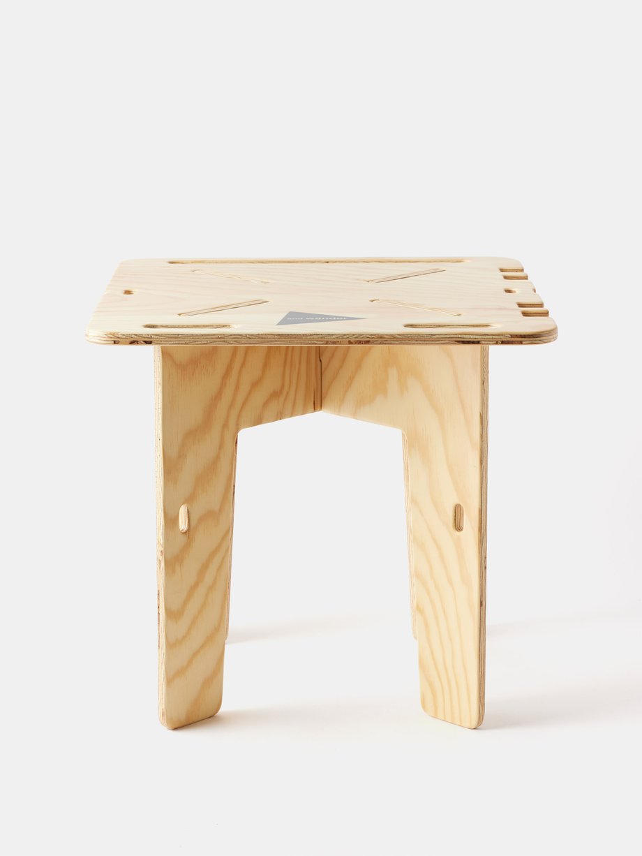 And Wander X YOKA Takibi wood table