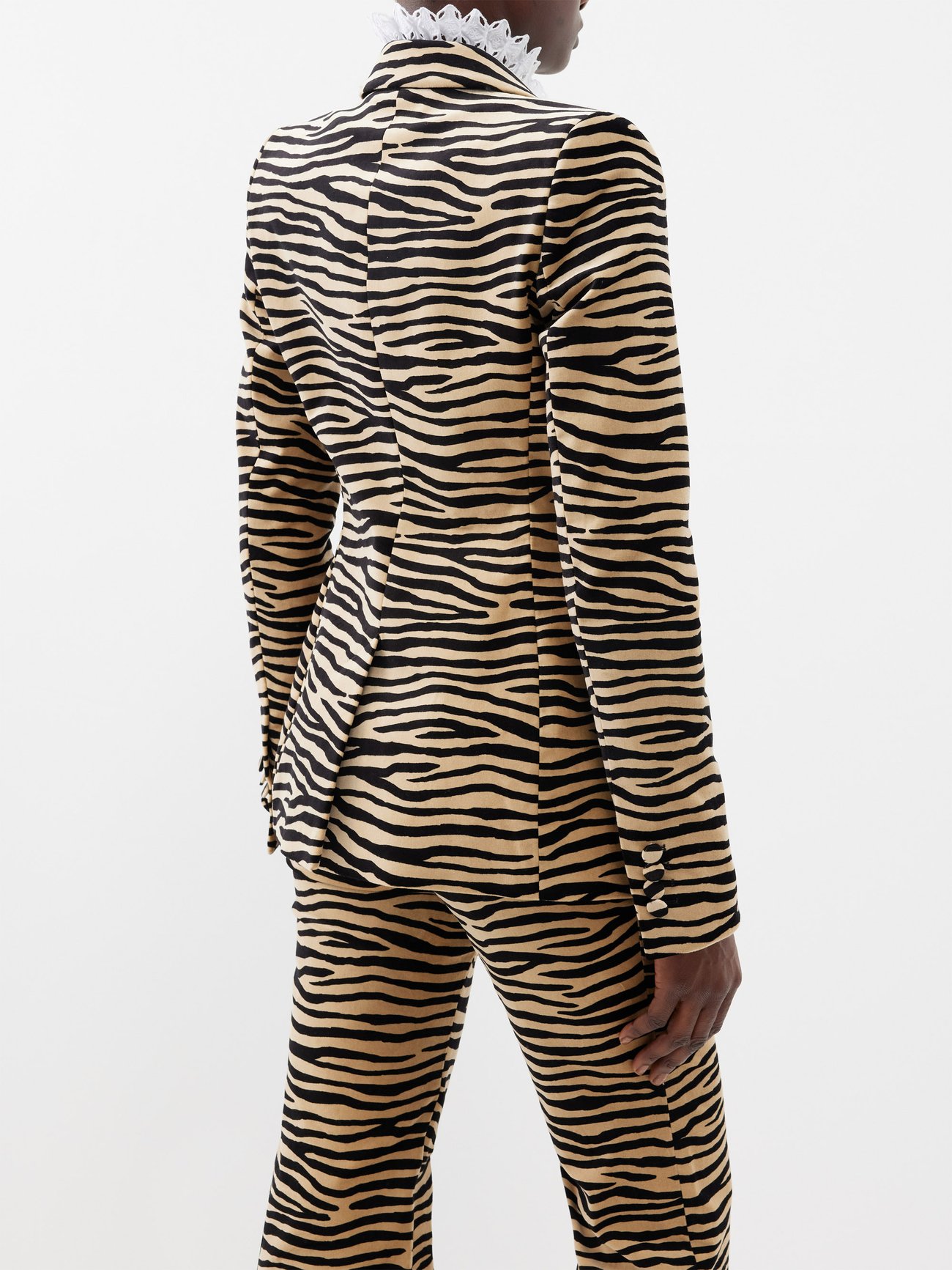 Velvet Tiger Blazer - Women - Ready-to-Wear