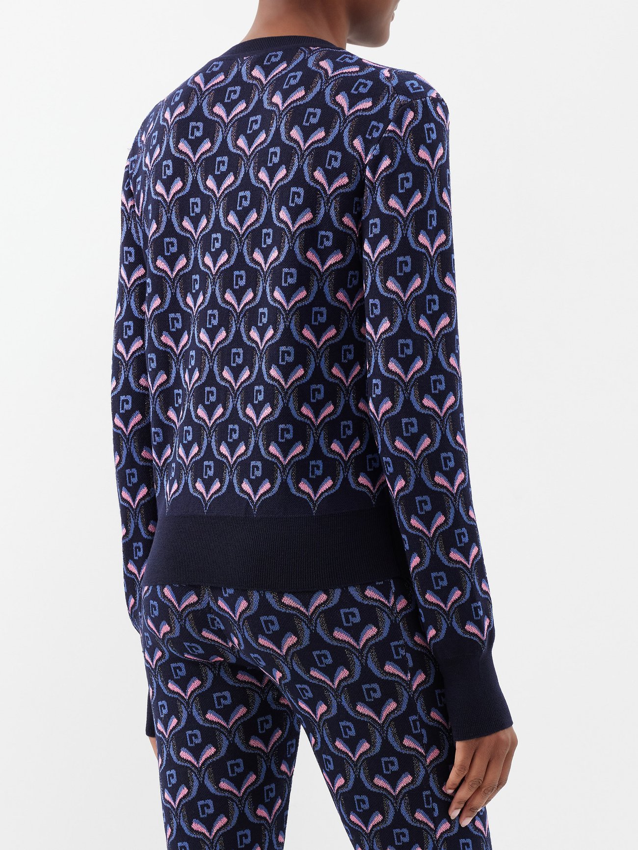 Rabanne Women's Neon Jacquard-jersey Sweater