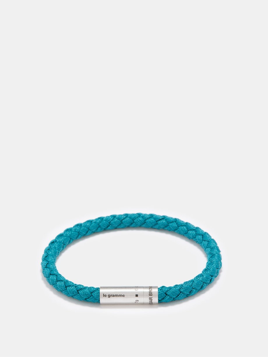 Le Gramme X Orlebar Brown 7g brushed-silver cable bracelet