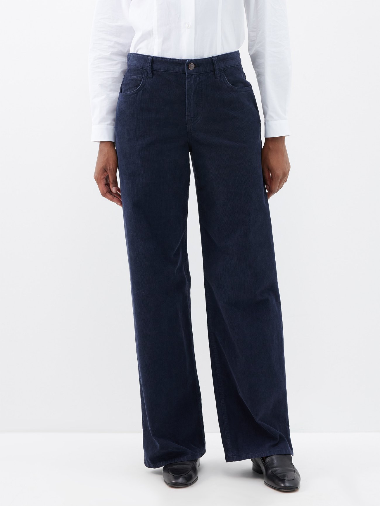 Eglitta cotton-blend corduroy trousers