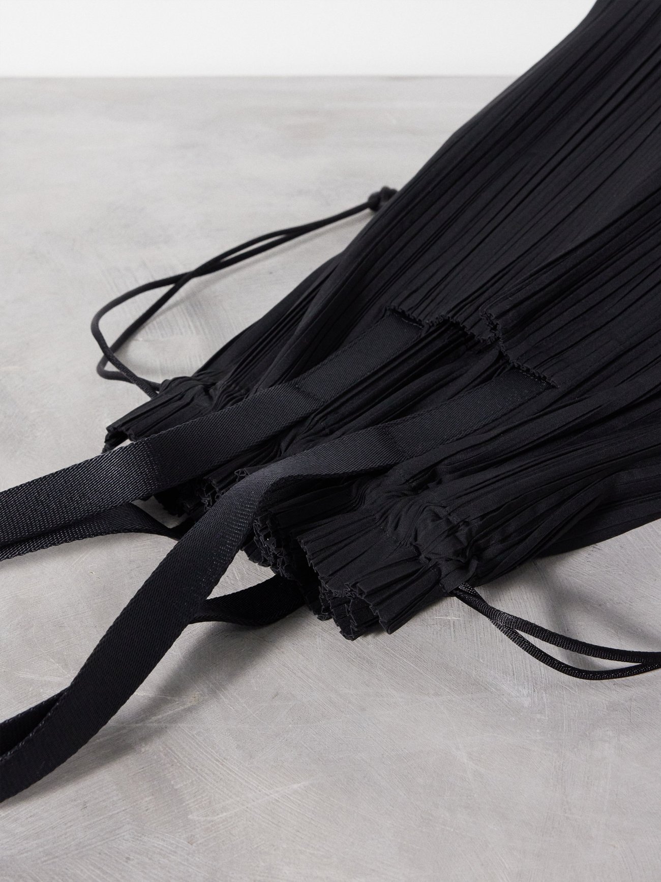 Pleats Please Issey Miyake Square Pleats Bag in Black