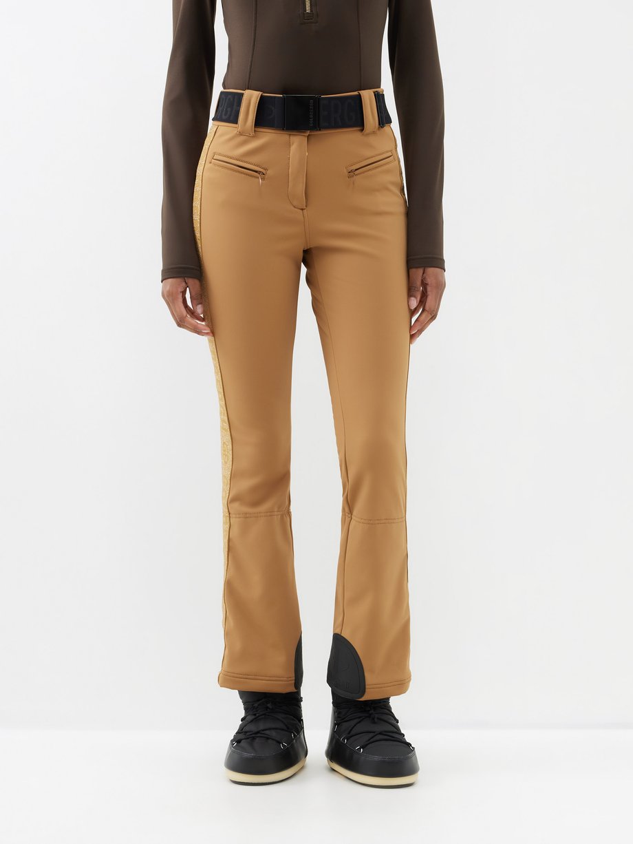 The Bondi Slouch Pant Golden Brown Stretch Leather | West 14th | Wolf &  Badger