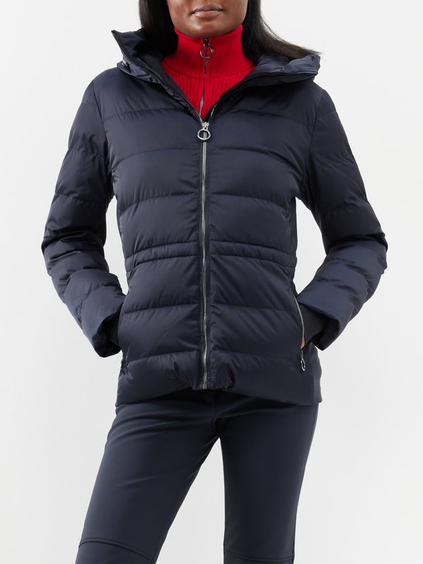 Fusalp Laila drawstring-waist hooded ski jacket