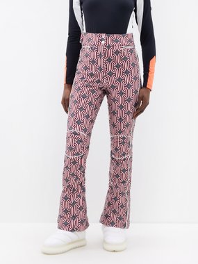 Fusalp Celia Sixties-print softshell ski trousers