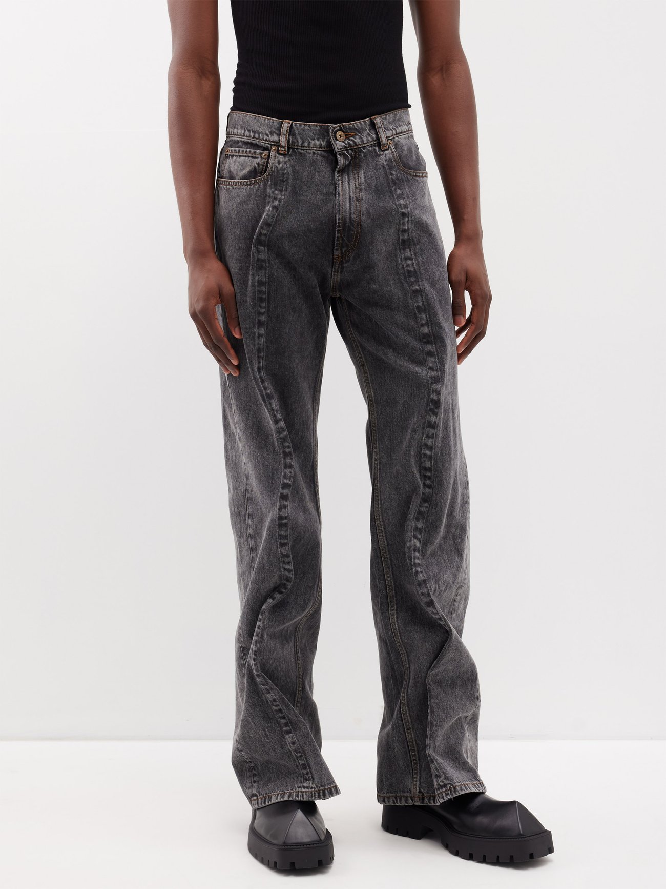 Evergreen Wire organic-cotton jeans