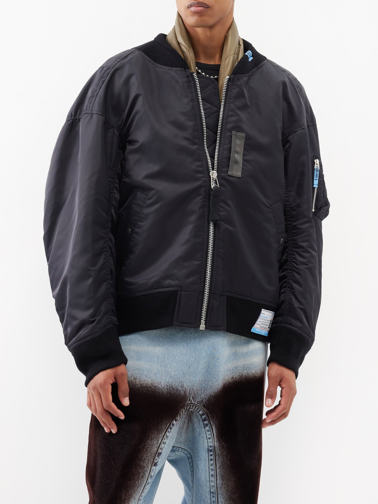 MA-1 nylon bomber jacket