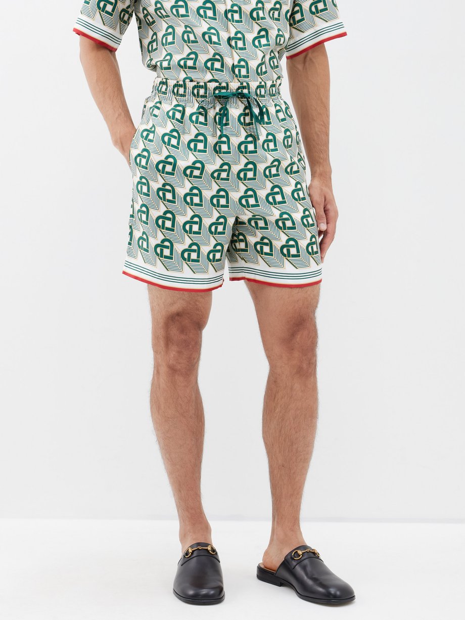 Casablanca Men's Silk Shorts