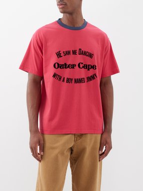 Bode Jimmy-print cotton-jersey T-shirt