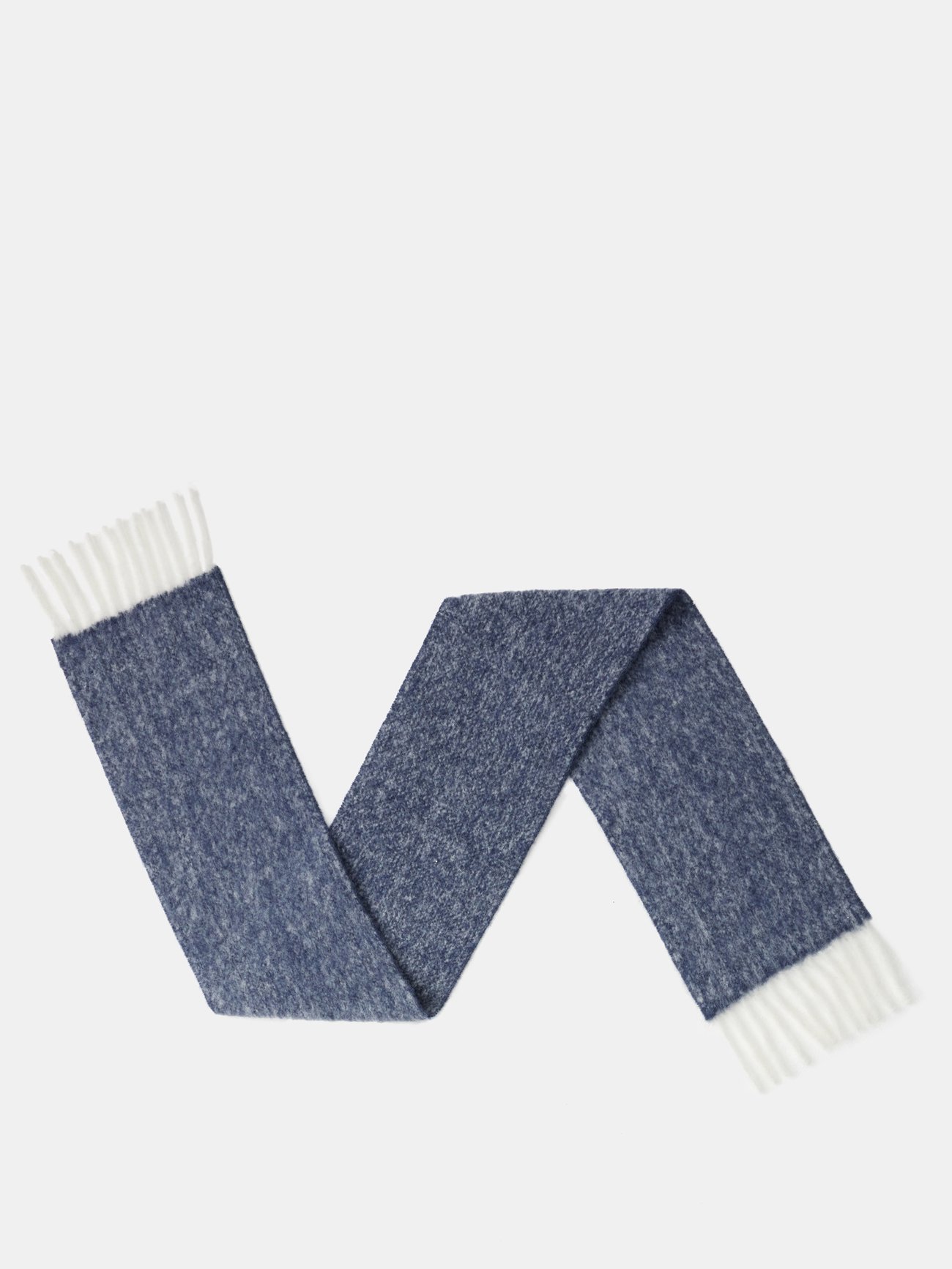 Navy Swan wool-mélange scarf | A.P.C. | MATCHESFASHION US