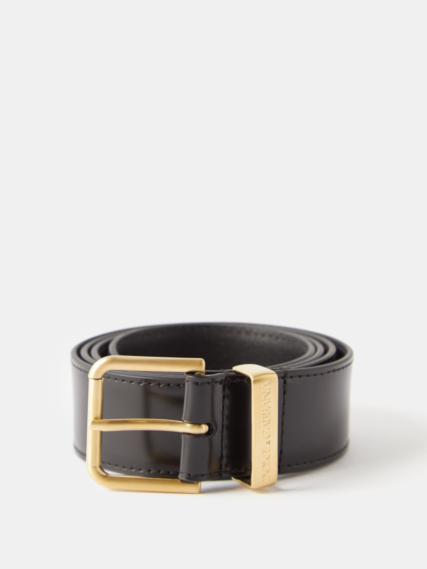 Metal-tip leather belt | Dolce & Gabbana