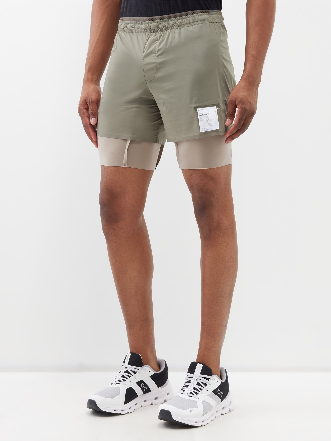 Green TechSilk 8'' running shorts | Satisfy | MATCHESFASHION US