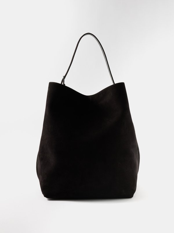 Toteme Belted suede tote