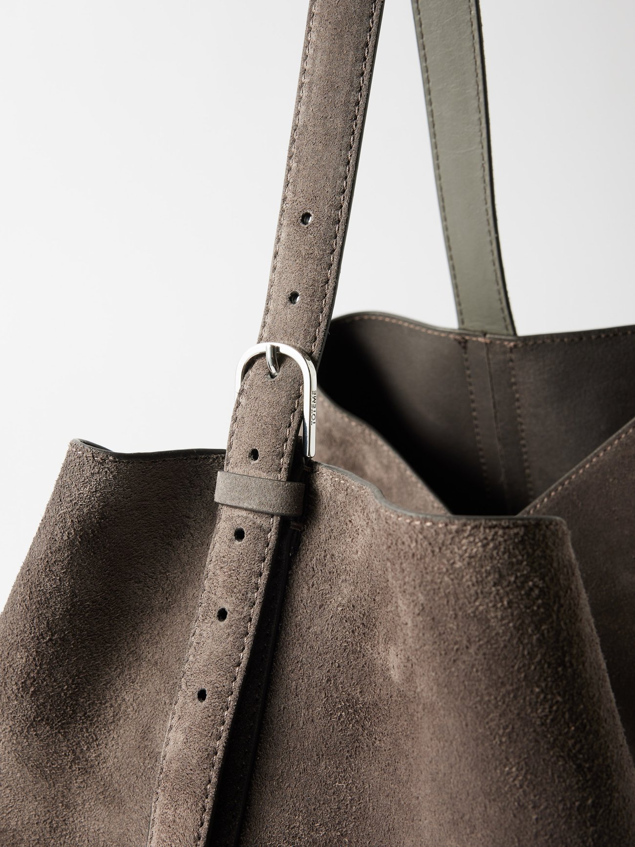 TOTEME Women's Belted Suede Tote