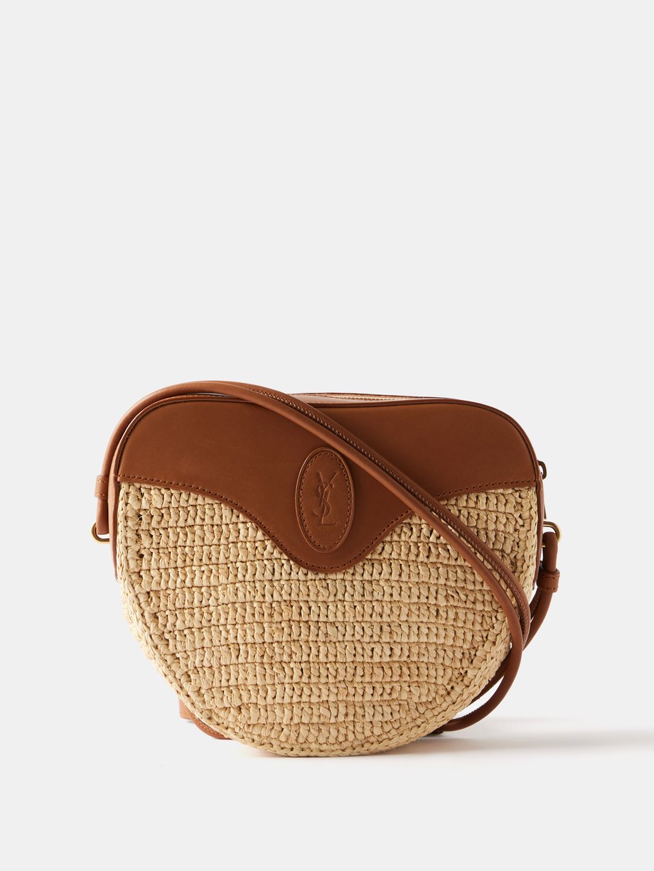 Coeur Small Leather Shoulder Bag in Brown - Saint Laurent