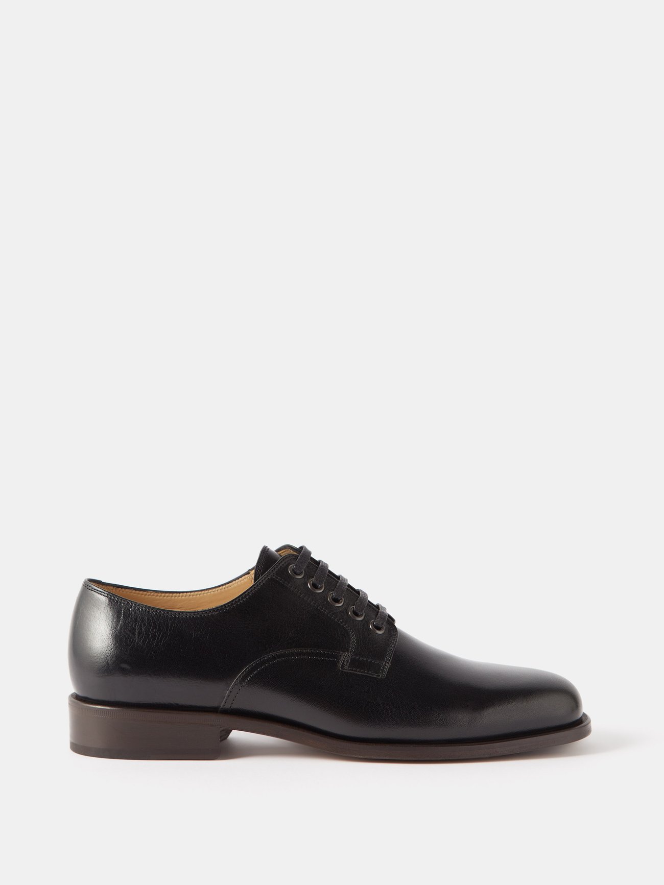 Black Leather Derby shoes | Lemaire | MATCHESFASHION US