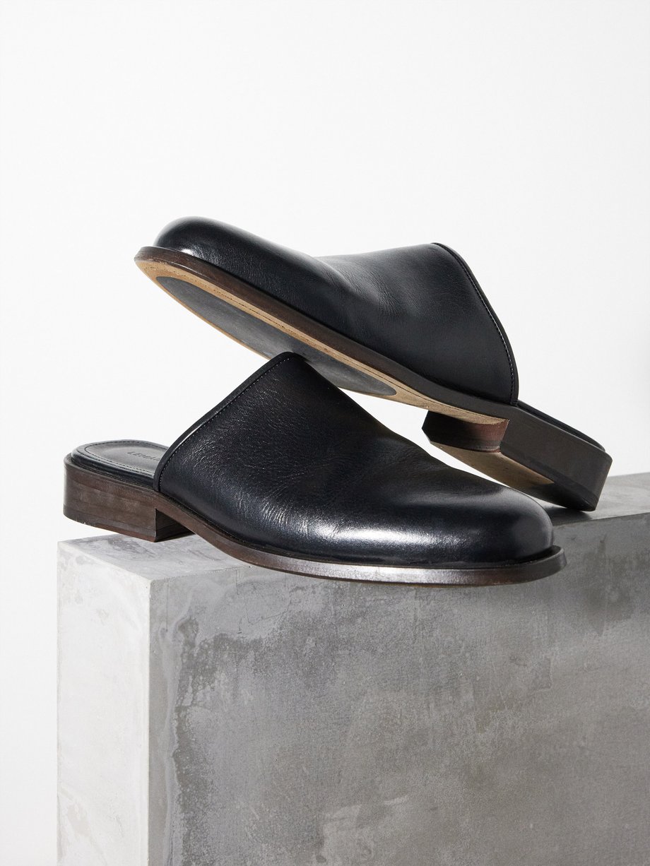 Lemaire Square-toe leather mules