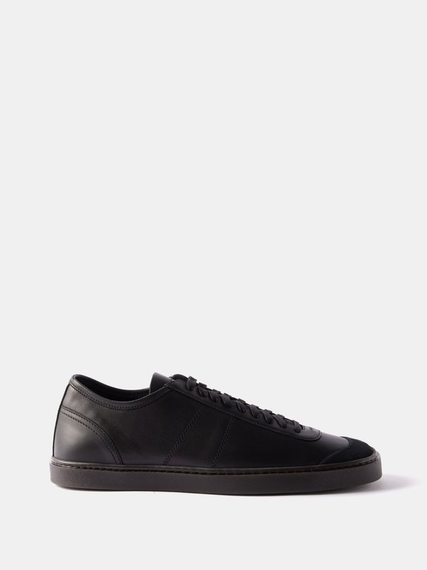 Lemaire Linoleum leather trainers