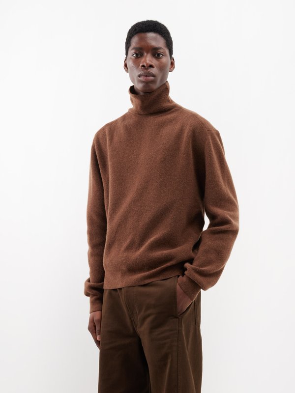 Lemaire Roll-neck wool-blend sweater