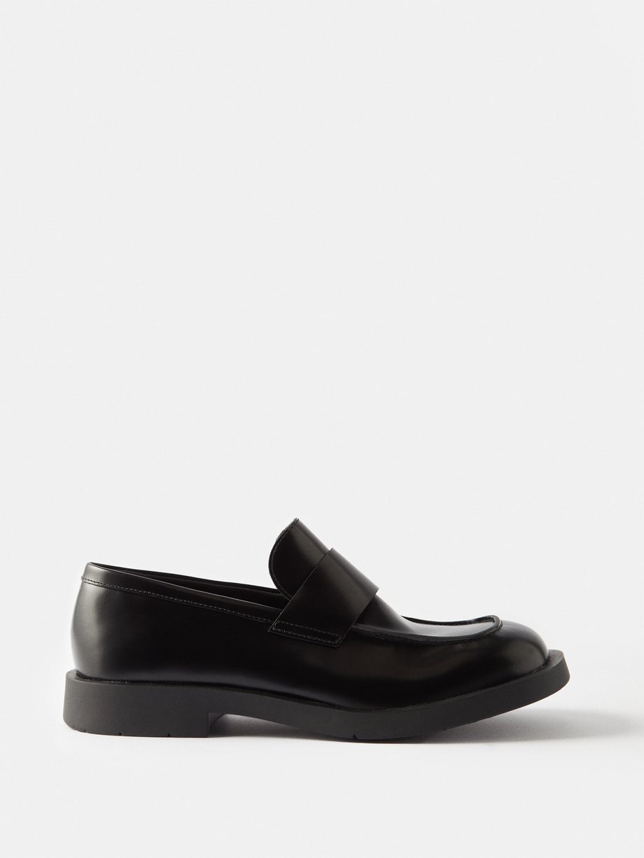 Black Mil 1978 leather loafers | CAMPERLAB | MATCHES UK