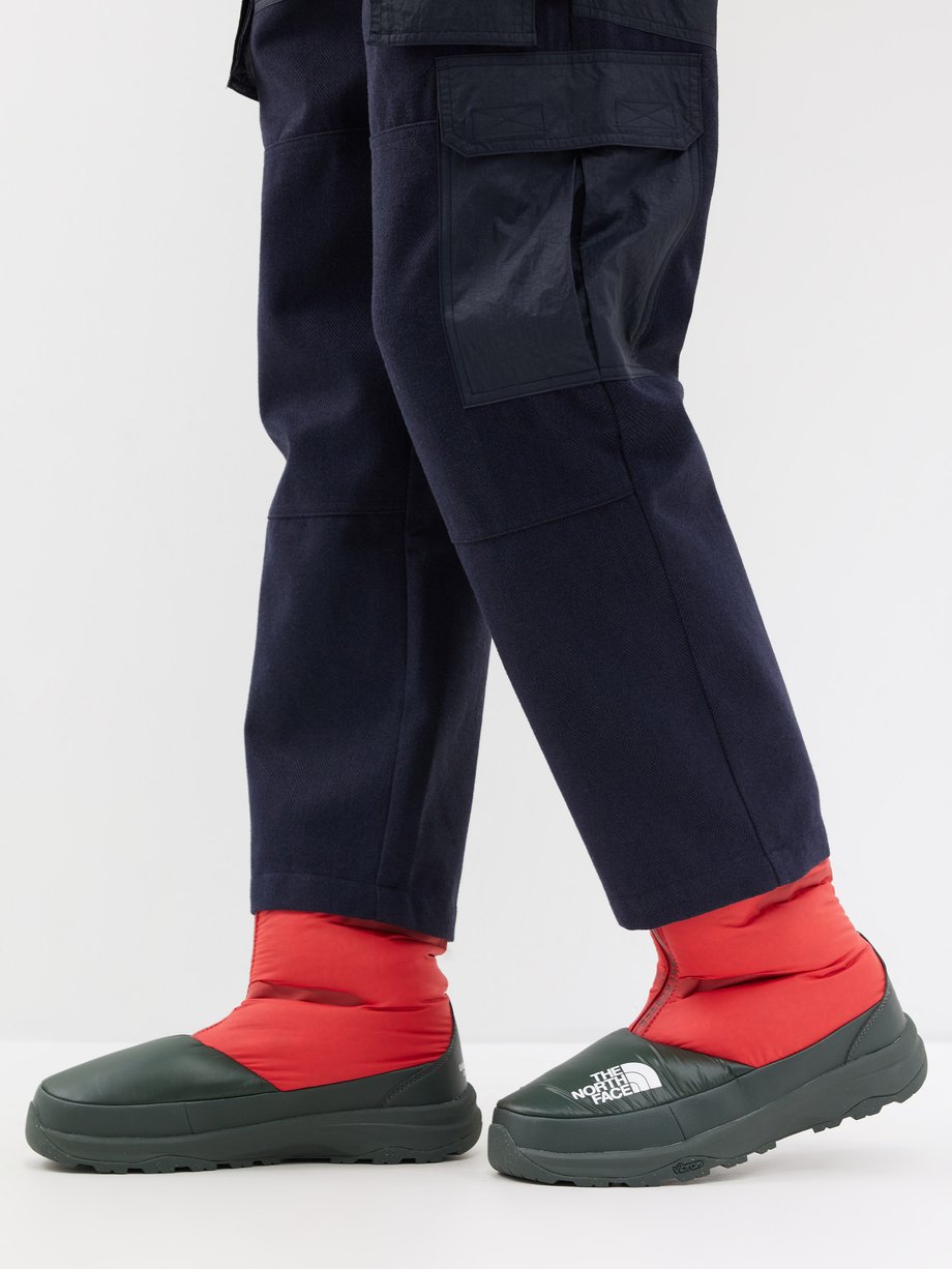Red Soukuu padded ripstop boots | The North Face x Undercover 