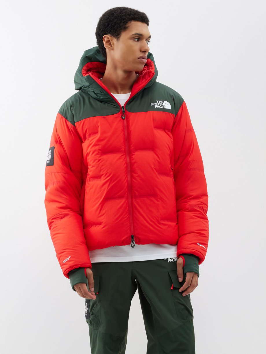 Red Nupste hooded Cloud down coat | The North Face x Undercover