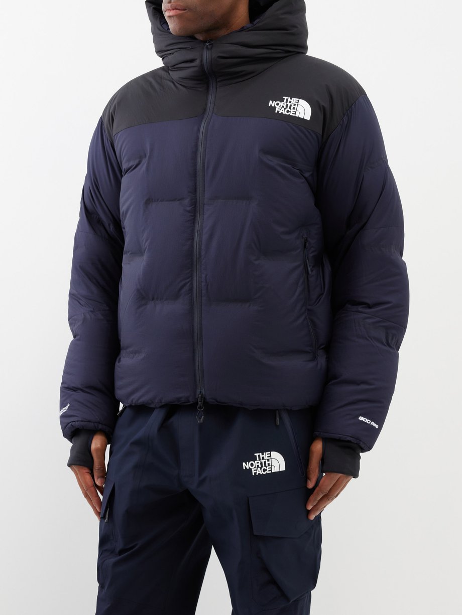 Navy Nupste detachable-sleeve quilted down coat, The North Face x  Undercover