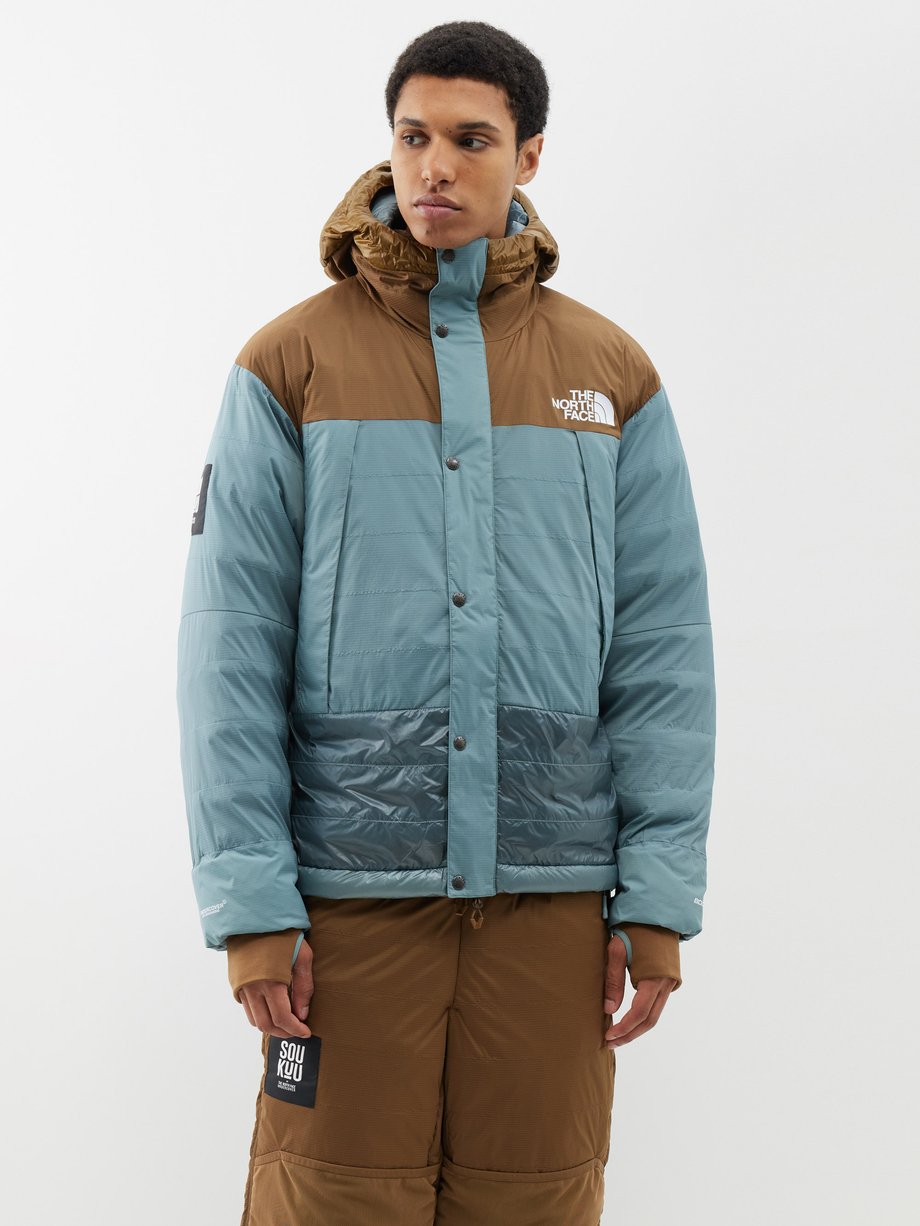 Blue 50/50 padded mountain jacket | The North Face x Undercover
