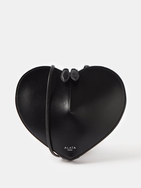 ALAÏA Le Cœur leather cross-body bag