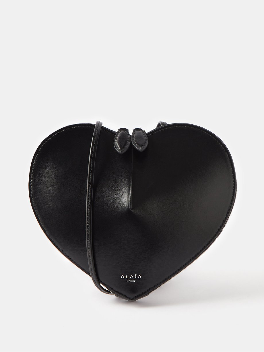 Black Le Cœur leather cross-body bag | ALAÏA | MATCHES UK