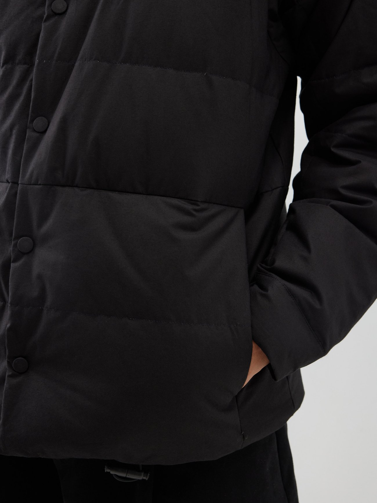 Black Rob organic-cotton quilted down coat | Meta Campania