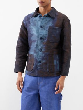 Meta Campania Collective Bill abstract-jacquard cotton overshirt