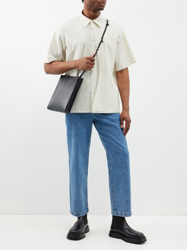 Le17septembre Homme (Le17Septembre Homme) Layered-placket cotton-poplin shirt