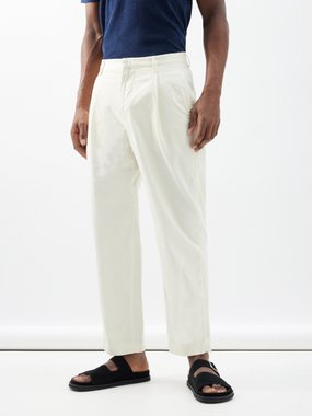 Orlebar Brown Dunmore cropped cotton trousers