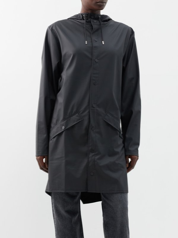 Rains Waterproof hooded raincoat