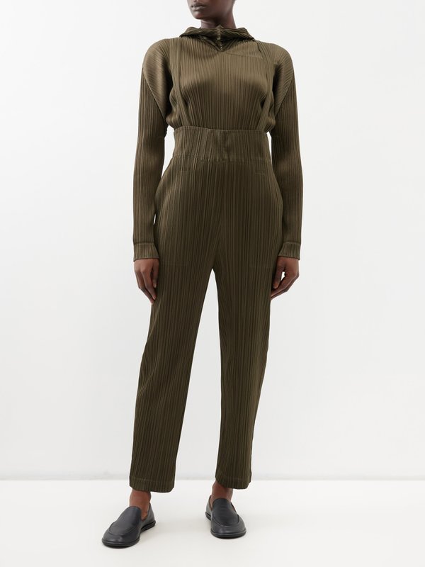 Pleats Please Issey Miyake Technical-pleated overalls