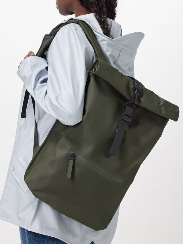 Rains Waterproof roll-top backpack