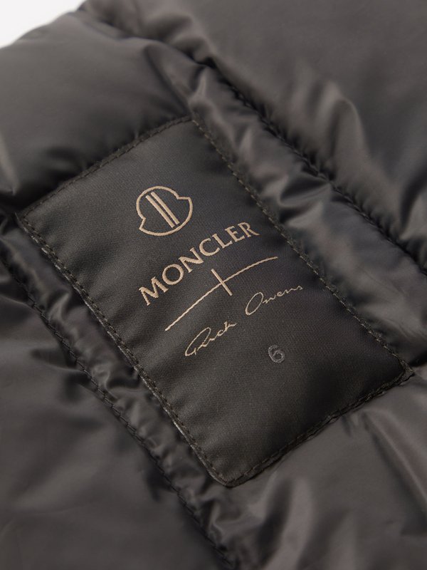 Moncler + Rick Owens Radiance quilted scarf