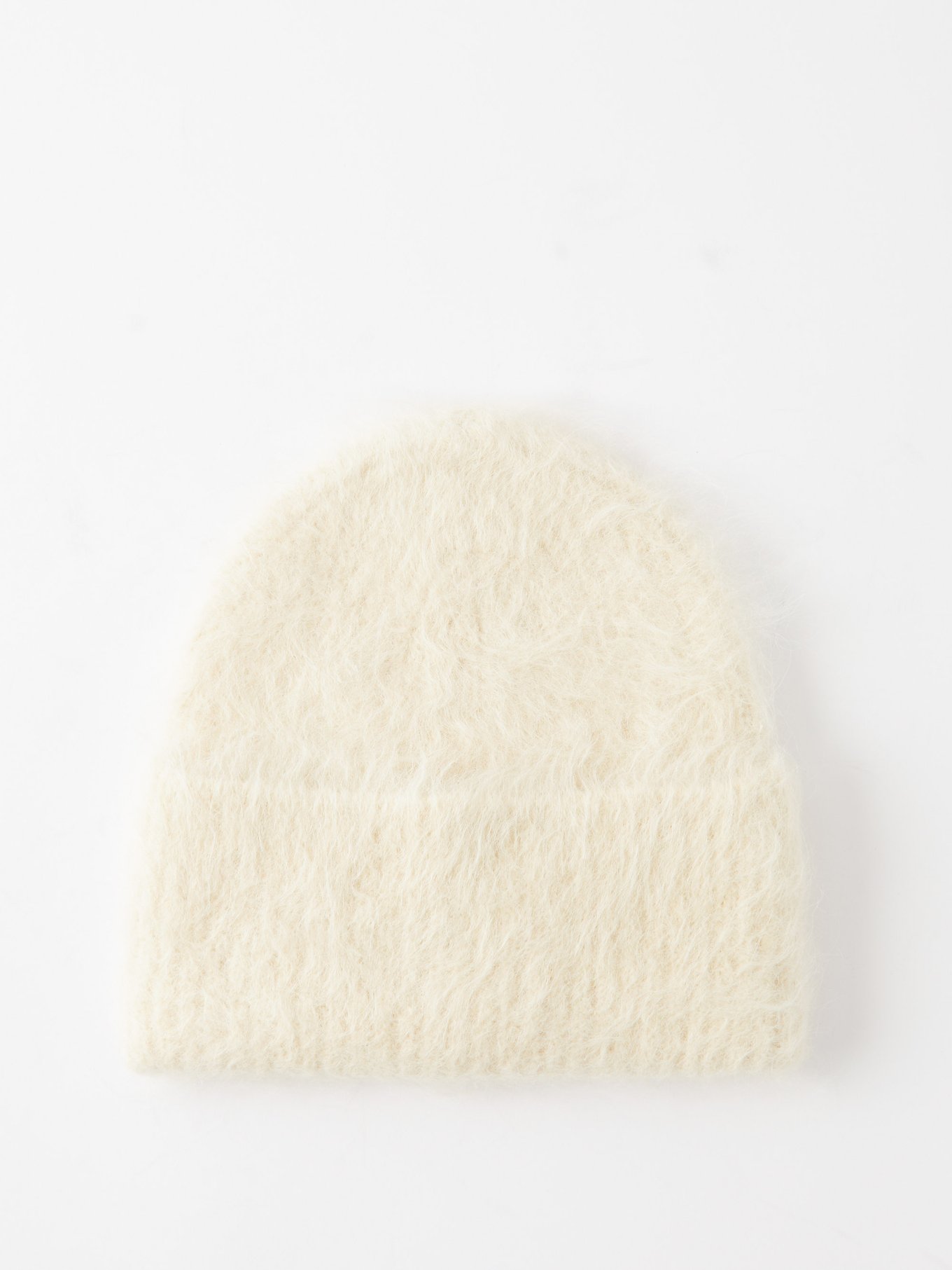 Matching Alpaca Hat, Scarf, and Mitten Set X-Large / Natural White