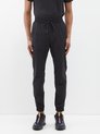 Black ABC jersey track pants, Lululemon