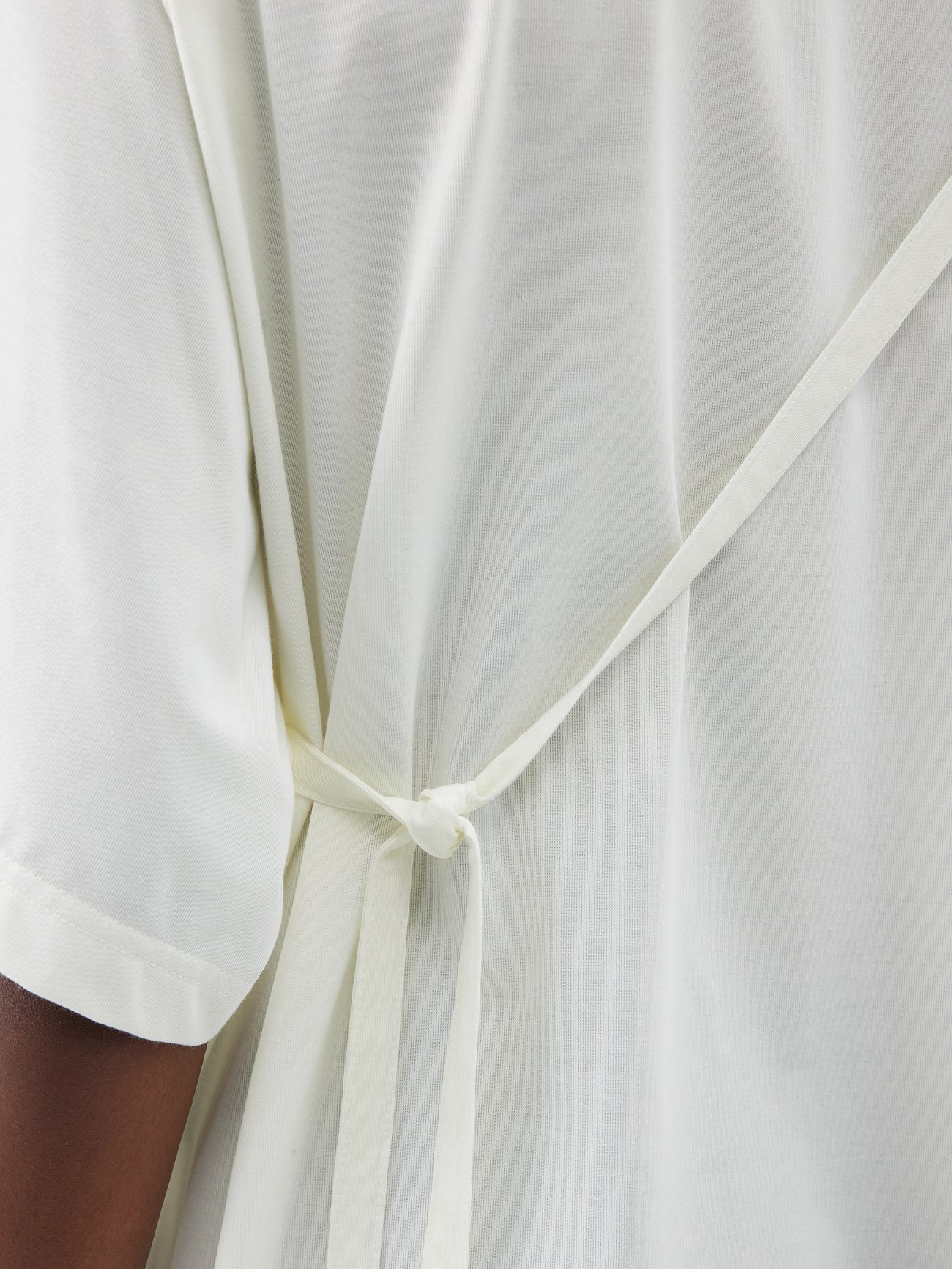 White Strap-overlay cotton-jersey T-shirt MATCHESFASHION | Y-3 | US