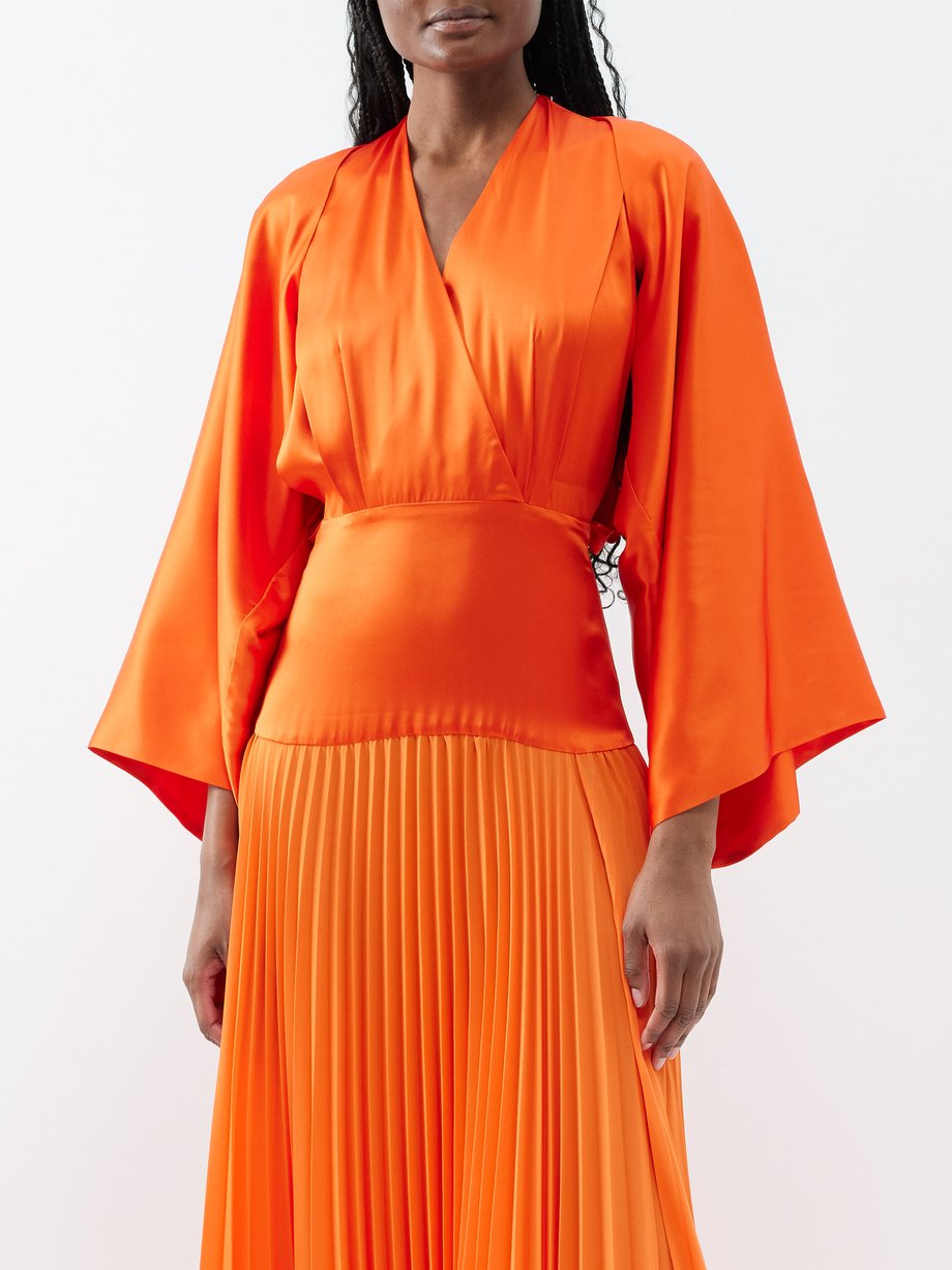 Orange Paloma silk-satin bolero jacket | E STOTT | MATCHES UK