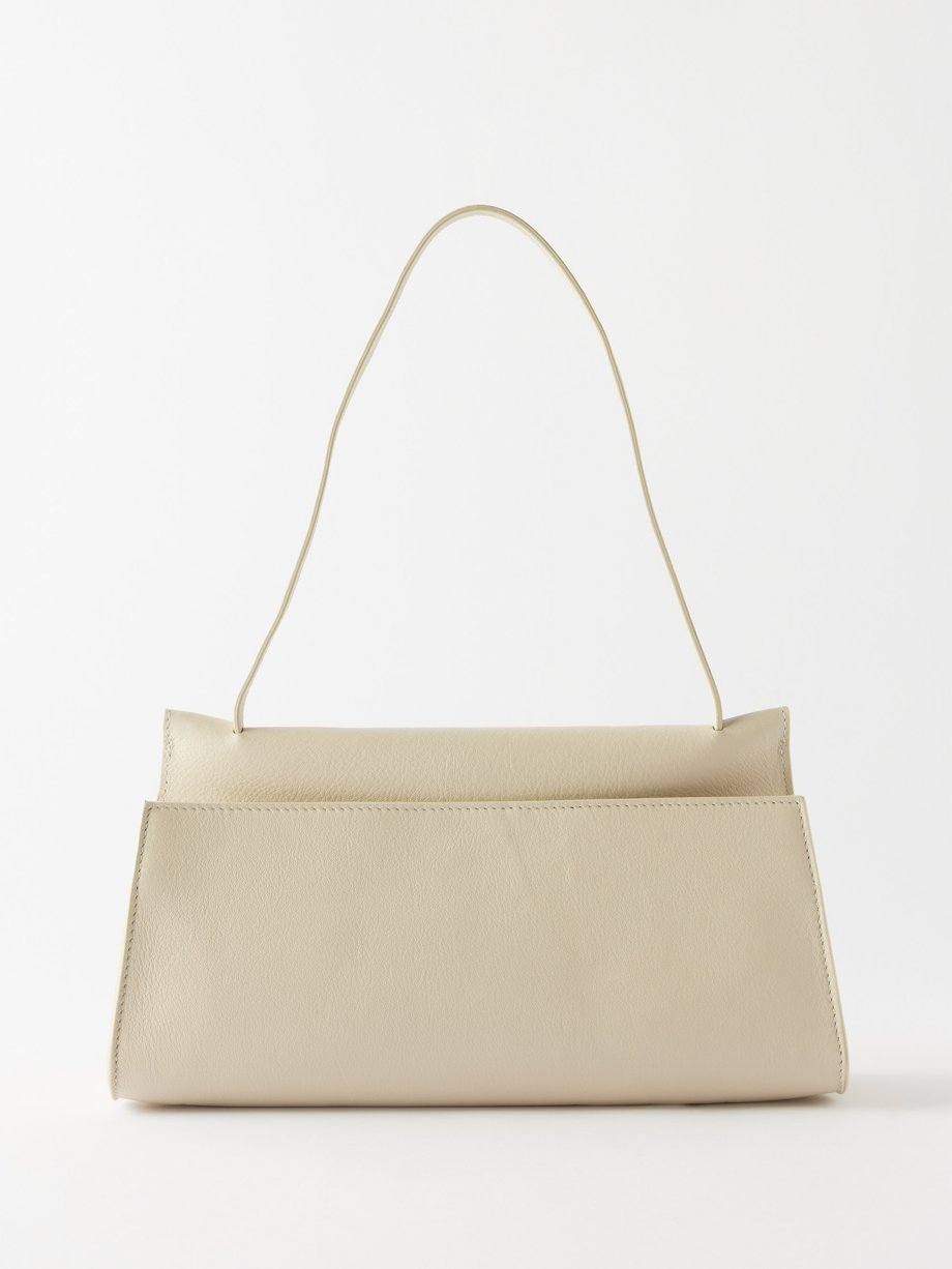 Elleme - Papillon Leather Shoulder Bag - Womens - Cream
