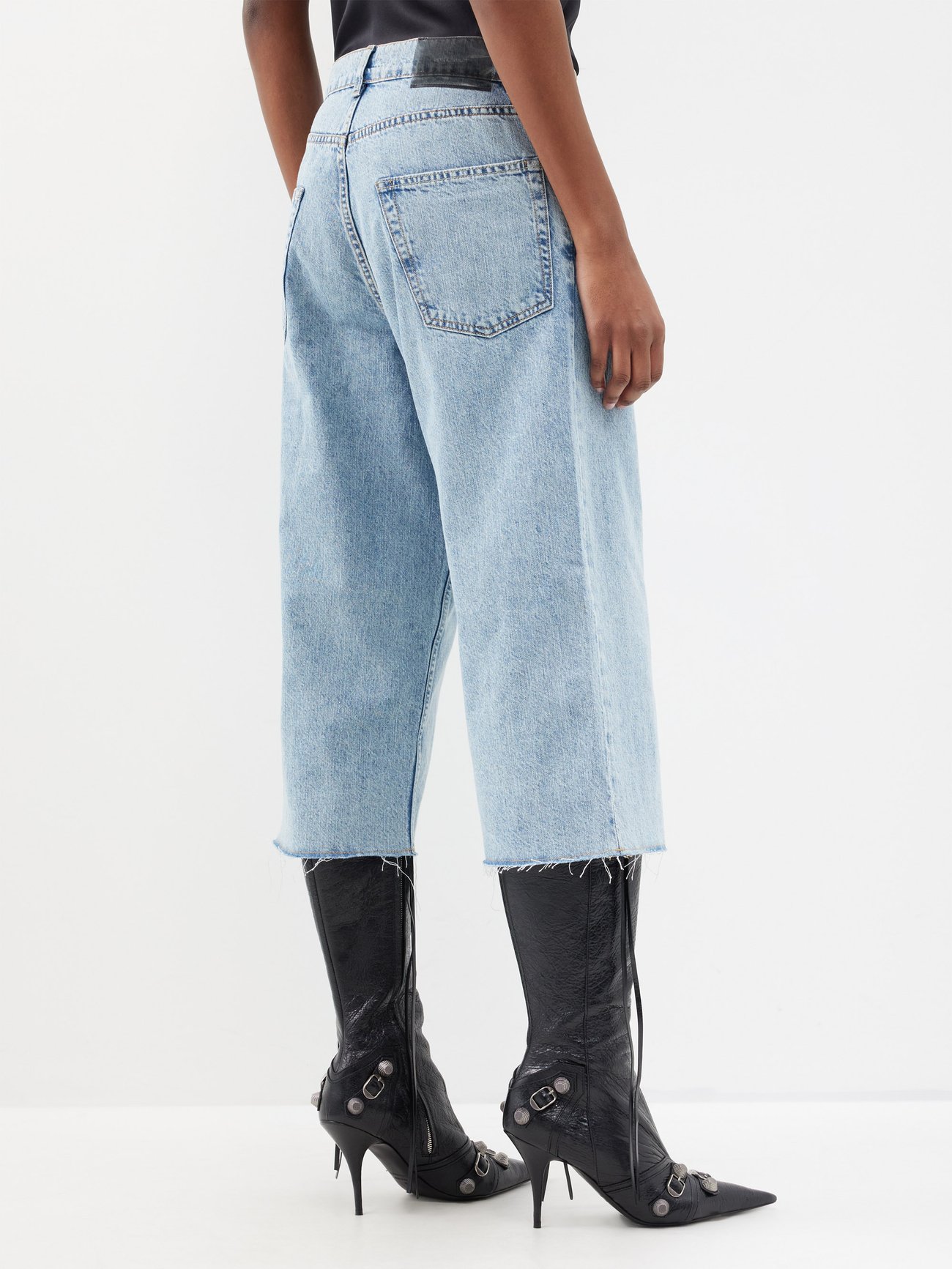 CALÇA WIDE LEG JEANS PATCH FRAMED - BFFEDIT